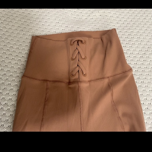 No name high rise tan leggings - Picture 3 of 5
